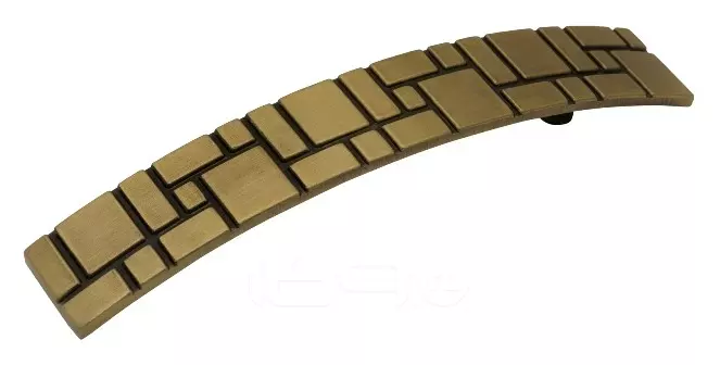 Ручка скоба мебельная RS-035 BA Античная Бронза 96 мм