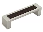 Ручка скоба мебельная С-31 96 мм Металлик/Wenge Veralinga