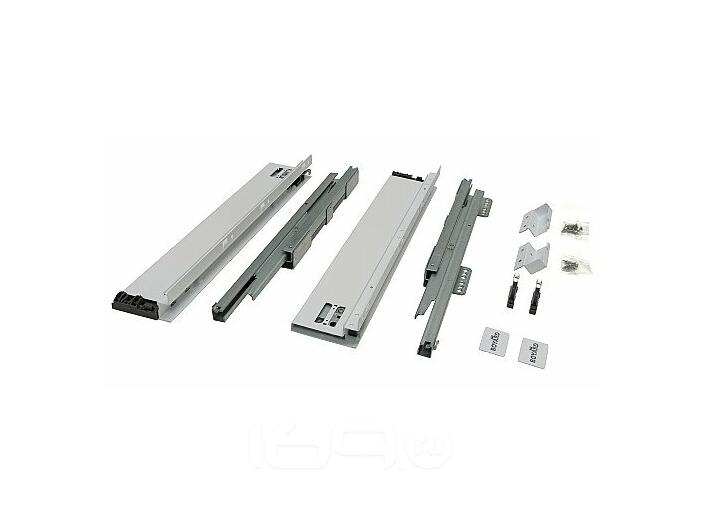 Направляющие с доводчиком универсальные СТАРТ SOFT SB18GR.1/450 Серый
