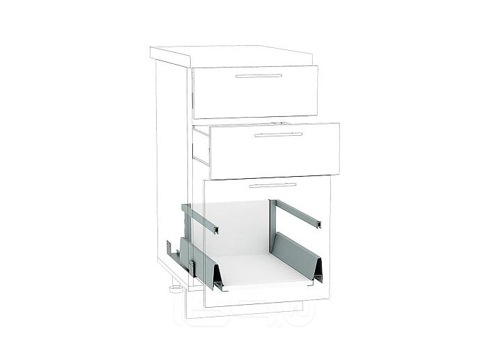 Ящик высокий POWER BOX2 с рейлингом Н403/Н404 Белый Ящик высокий POWER BOX2 с рейлингом Н403/Н404 Белый