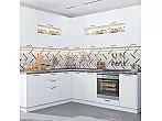 Модульный кухонный гарнитур Флэт-02 White In 2S/Белый 2340x2390/1700x600