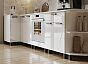 Кухонный гарнитур Техно Белый глянец/Белый 2164x2700/900x600 (Антарес)