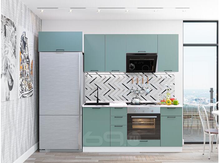 Флэт-01 Grey-green 2140*2600*600