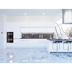 Модульный кухонный гарнитур Фьюжн-02 Silky White/Белый 2140x4400x600