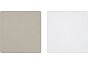 Модульный кухонный гарнитур Фьюжн-04 Silky Grey, Silky White/Белый 2140x2500/1800x600