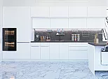 Модульный кухонный гарнитур Фьюжн-02 Silky White/Белый 2140x4400x600