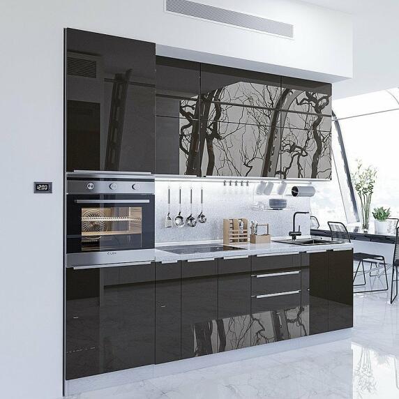 Фьюжн-03 Anthracite Белый 2140*2600*600