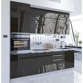 Фьюжн-03 Anthracite Белый 2140*2600*600