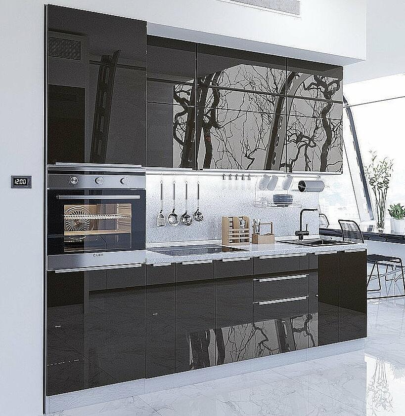 

Фьюжн-03 Anthracite Белый 2140*2600*600