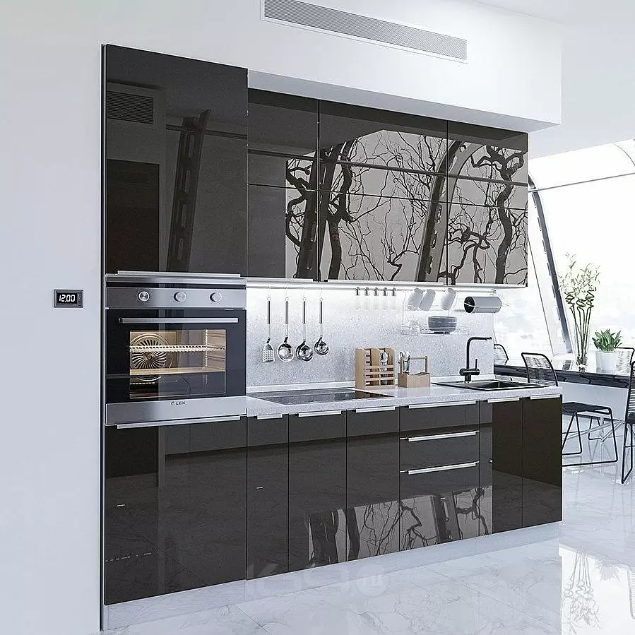 Фьюжн-03 Anthracite Белый 2140*2600*600