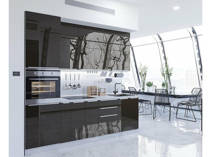 Фьюжн-03 Anthracite Белый 2140*2600*600