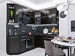 Модульный кухонный гарнитур Фьюжн-04 Anthracite/Graphite 2340x2200/1800x600