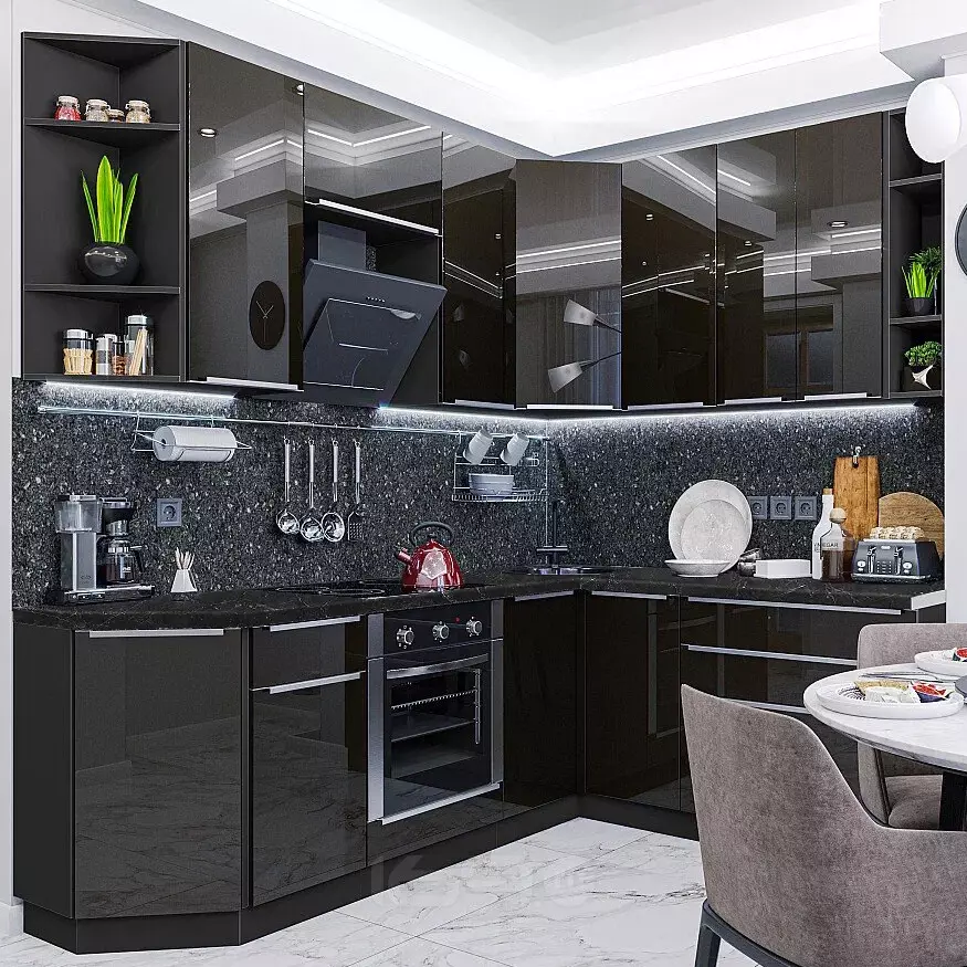 Фьюжн-04 Anthracite Graphite 2340*2200/1800*600