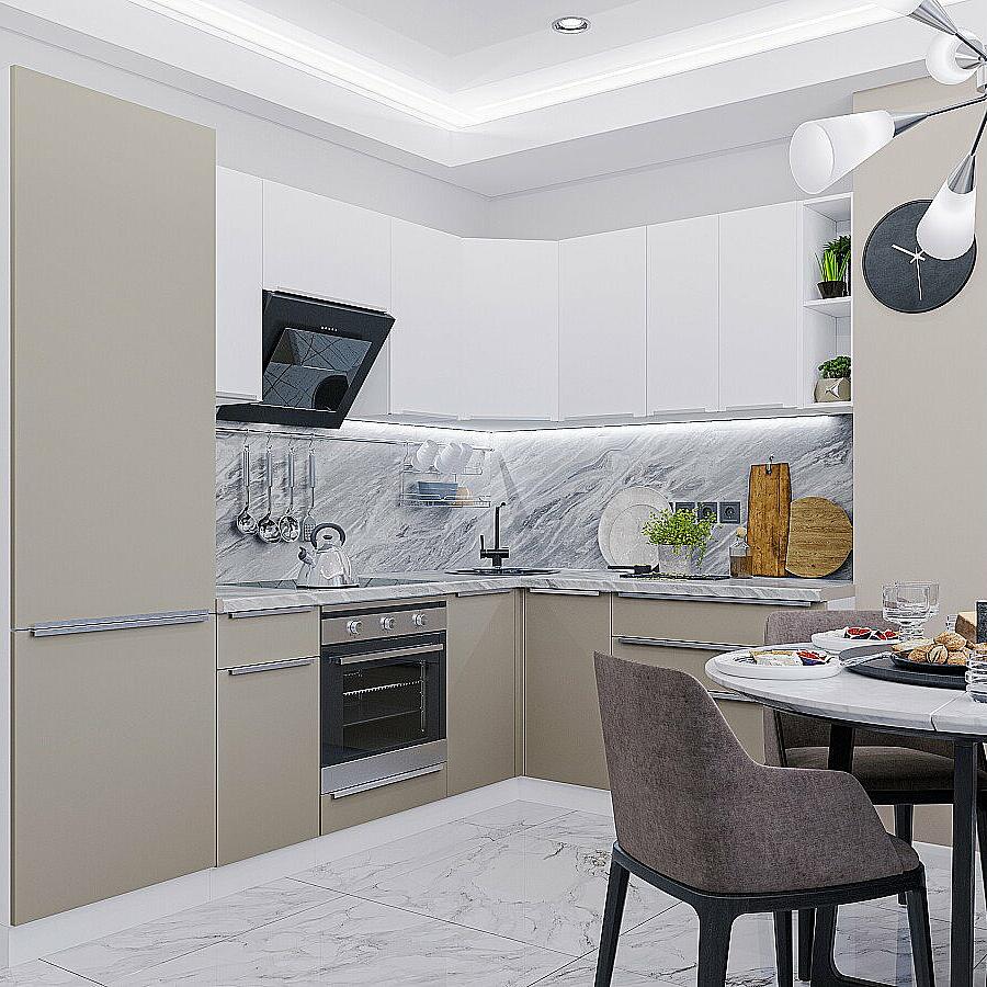 Фьюжн-04 Silky GreySilky White Белый 214025001800600 83923₽