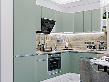 

Фьюжн-04 Silky Mint Белый 2140*2500/1800*600