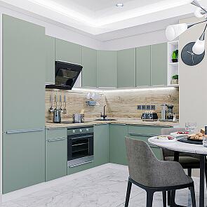 Фьюжн-04 Silky Mint Белый 2140*2500/1800*600