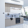 Модульный кухонный гарнитур Фьюжн-01 Silky White, Silky Grey/Белый 2340x2300x600