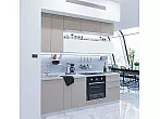 Модульный кухонный гарнитур Фьюжн-01 Silky Grey, Silky White/Белый 2340x2300x600