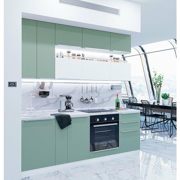Фьюжн-01 Silky Mint/Silky White Белый 2340*2300*600