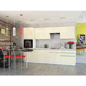 Прямая кухня Фьюжн-03 Ivory