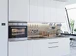 Модульный кухонный гарнитур Фьюжн-03 Silky White/Белый 2340x2600x600