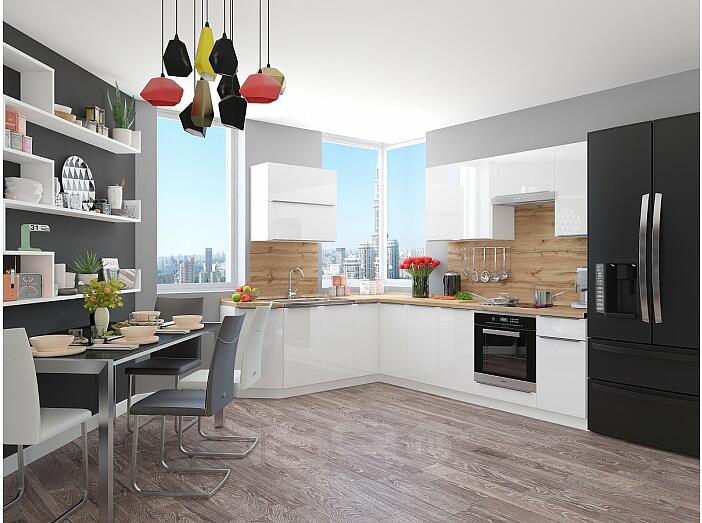 Угловая кухня Фьюжн-04 Brilliant