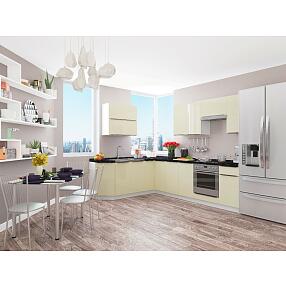 Угловая кухня Фьюжн-04 Ivory