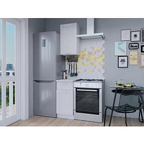 Прямая кухня Лофт-11 Snow Veralinga