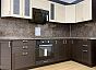 Угловая кухня Лофт-03 Cappuccino Veralinga/Wenge Veralinga