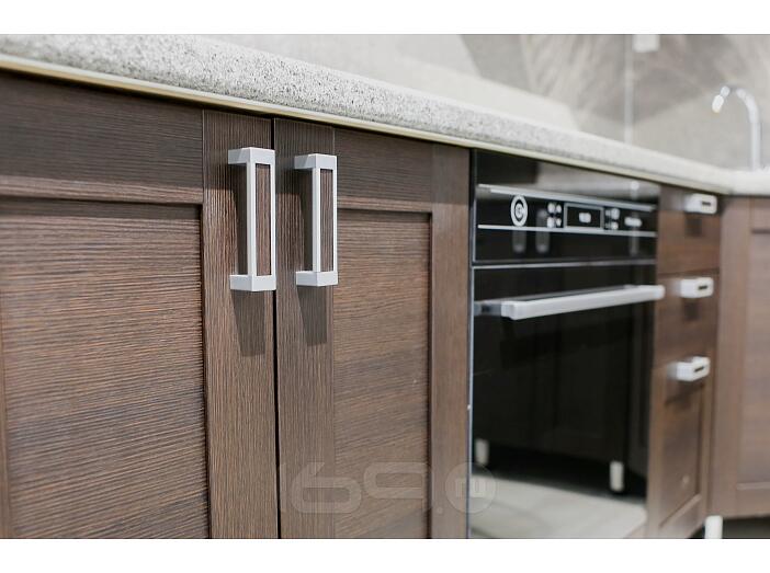 Угловая кухня Лофт-04 Cappuccino Veralinga/Wenge Veralinga