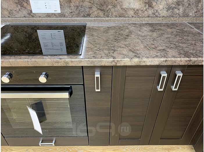 Угловая кухня Лофт-04 Cappuccino Veralinga/Wenge Veralinga