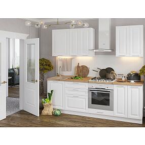 Прямая кухня Ницца Royal-01 Blanco