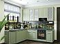 Модульный кухонный гарнитур Ницца-03 Дуб оливковый/Graphite 2340x1890/2400x600
