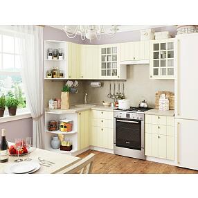 Угловая кухня Прованс-02 Ваниль