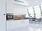 Модульный кухонный гарнитур Фьюжн-03 Silky White/Белый 2340x2600x600