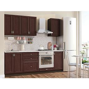 Прямая кухня Шале-01 Thermo Oak