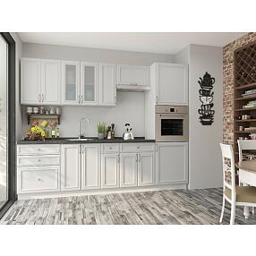 Прямая кухня Шале-02 Milk Oak