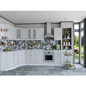 Угловая кухня Шале-03 Milk Oak 