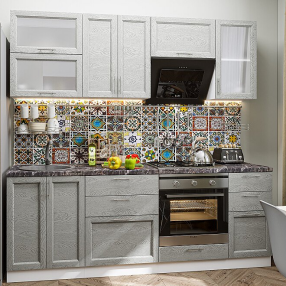 Сканди-02 Grey Softwood Белый 2140*2200*600