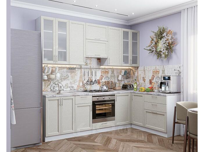Сканди-04 Cappuccino Softwood Белый 2340*2650/1590*600