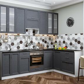 Сканди-04 Graphite Softwood Белый 2340*2650/1590*600