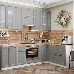 Сканди-04 Grey Softwood Белый 2340*2650/1590*600