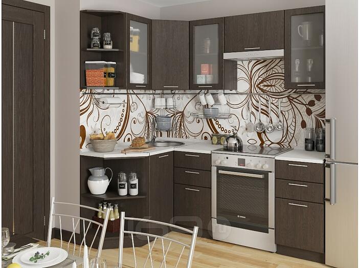 Угловая кухня Валерия-М-05 Венге