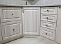 Угловая кухня Виктория-04 Белый сандал