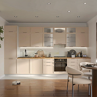 Модульный кухонный гарнитур Барселона кашемир 2690x4000x600