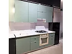 Модульный кухонный гарнитур Фьюжн Silky Mint/Белый 2330x2200x600