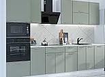 Модульный кухонный гарнитур Квадро-01 Аквамарин/Белый 2140x3000x600