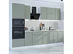 Модульный кухонный гарнитур Квадро-01 Аквамарин/Белый 2140x3000x600