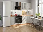 Модульный кухонный гарнитур Лофт-07 Nordic Oak/Дуб Вотан 2140x2200x600