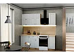 Модульный кухонный гарнитур Лофт Nordic Oak/Белый 2130x1600x600